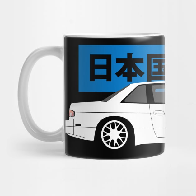 Side View Nissan Silvia S13 by Rebellion Store